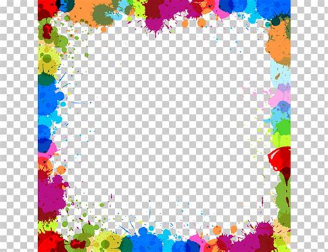 Paint Splatter Paint Border Png They Must Be Uploaded As Png Files