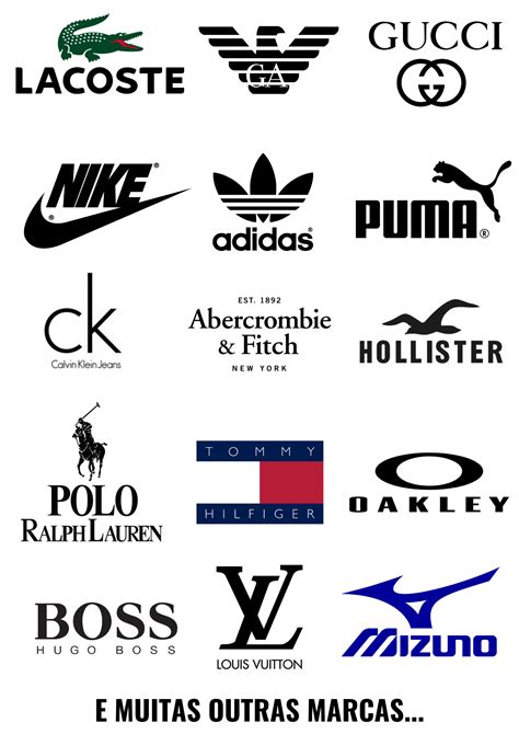 Логотипы одежды с названиями фото