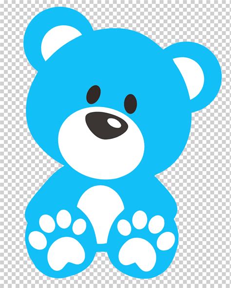 Oso azul y blanco oso de peluche bebé azul oso de peluche azul animales carnivoran png
