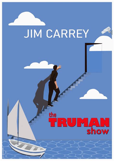 Poster Of The Film The Truman Show In A3 Format Etsy
