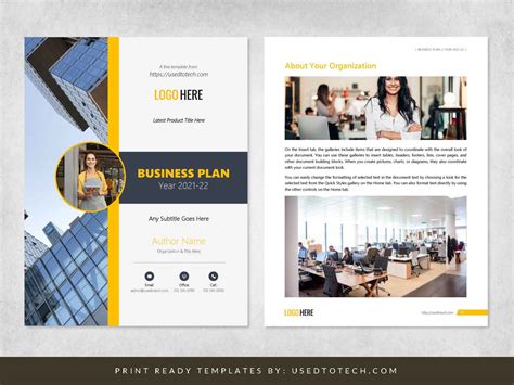Business Plan Template In Microsoft Word Free Word Template