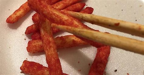 Using Chopsticks To Avoid Red Fingers Cause By Hot Cheeto Fries Album On Imgur