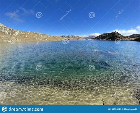 A Crystal Clear Alpine Lakes Laghi D`orsirora During A Beautiful Autumn