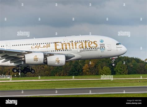A6 Eeb Emirates Airbus A380 861 Expo 2020 Dubi Uae Manchester Airport