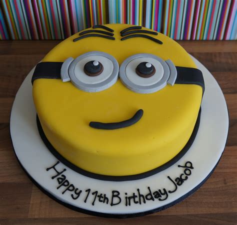 Despicable me 2 3d minion birthday cake decorating tutorial. 2D Minion Cake - Coppice Cakes