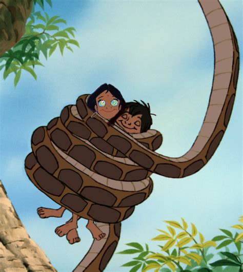 Mowgli And Shanti Sleeping In Kaa S Coils By Swedishhero Mowgli Jungle Book Disney Crossover