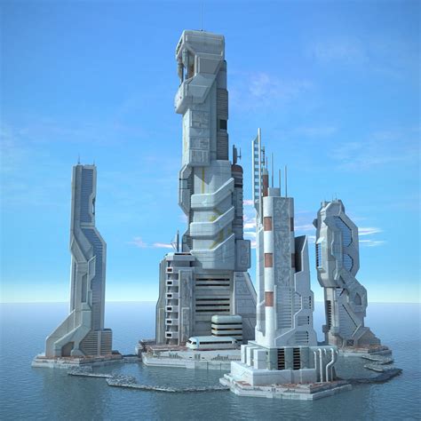 Pin By Etienne On Sci Fi Skyscraper Futuristic Architecture