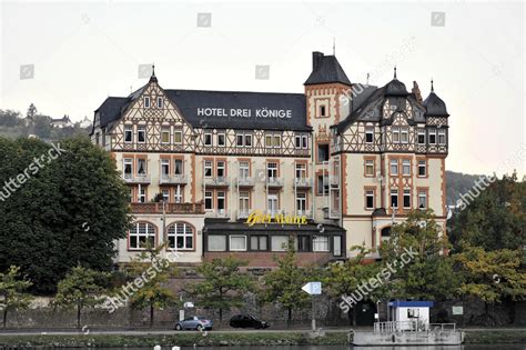 Hotel Drei Koenige Kues District Bernkastelkues Editorial Stock Photo