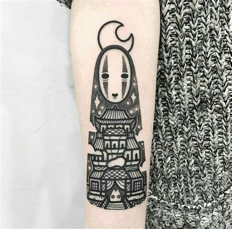 No Face From Spirited Away Tattoo By Hugo Tattooer Spirited Away