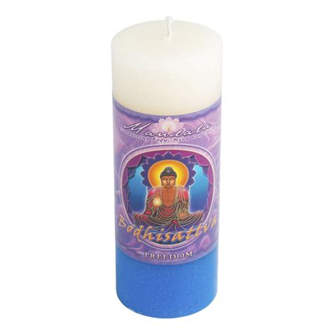 Freedom Mandala Pillar Candle Mystery Arts Online Store
