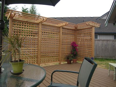 Home Decor Backyard Deck Ideas Deck Privacy Fence Eas Best Deck