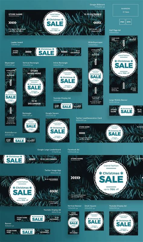 Different Types Of Banner Ads Printable Templates