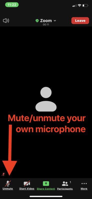 How To Mute And Unmute In Zoom On Iphone And Ipad