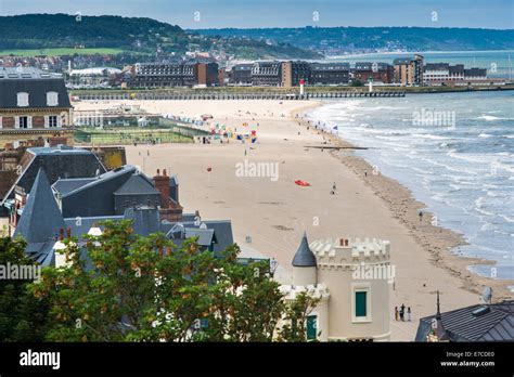 France Calvados Trouville Sur Mer View Of The Buildings And The