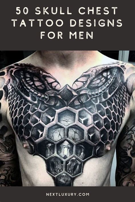 50 Skull Chest Tattoo Designs For Men Haunting Ink Ideas Tattoo