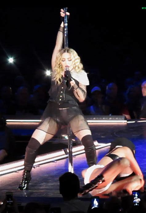 Madonna Looks Exhausted As She Arrives Late For Brisbane Rebel Heart Concert Daily Mail Online