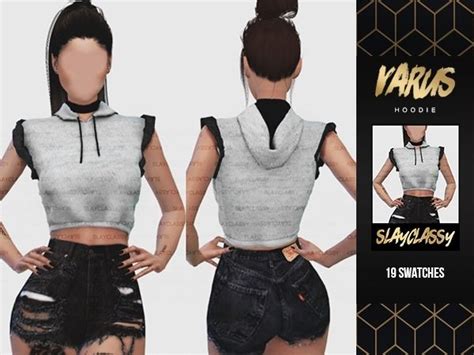 Slayclassy Varus Hoodie The Sims 4 Download Simsdomination Sims 4