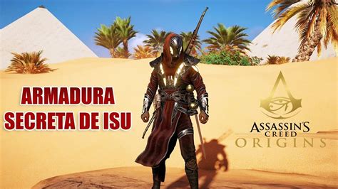 Assassins Creed Origins ARMADURA SECRETA DE ISU Gameplay PT BR
