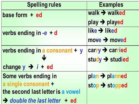 Contoh Simple Past Tense Verb