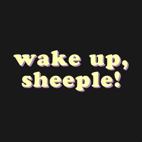 Wake Up Sheeple Sheeple Crewneck Sweatshirt Teepublic