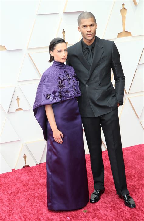 naomi scott and jordan spence were the best dressed couple at the oscars 2022 vogue