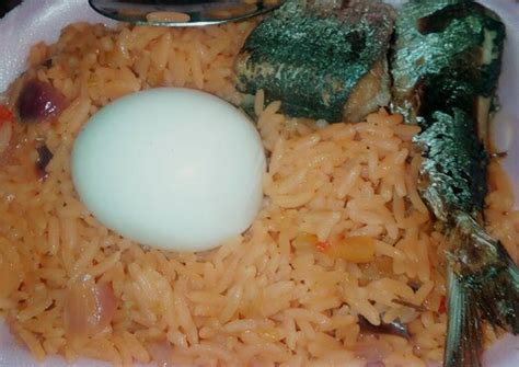 Remove the top off the egg. Easiest Way to Make Delicious Delicious jollof rice wix ...