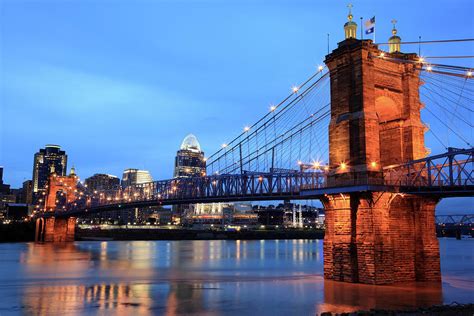 Roebling Bridge Cincinnati Ohio Photograph By Veni Fine Art America