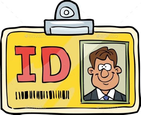 Cartoon Identification Card Cartoon Identification Card