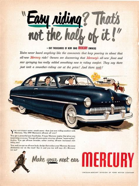 1949 Mercury 2 Door Hardtop Easy Riding Comfort Original 135 105