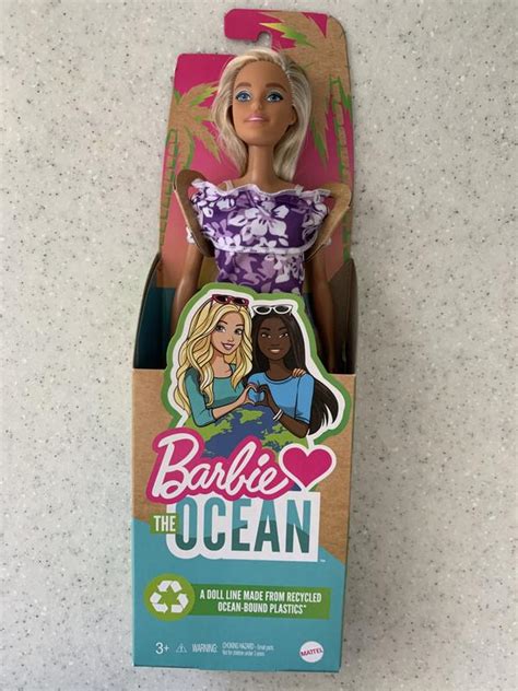Customer Reviews Barbie Loves The Ocean Beach Themed Doll 11 5 Blonde Made From Recycled