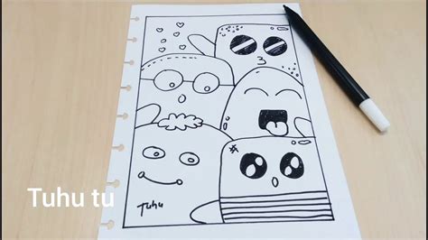 Cara Melukis Doodle Simple Tutorial Lengkap Cara Membuat Doodle Art