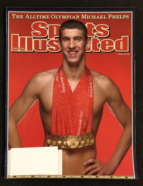 sports illustrated magazine michael phelps all time olympian cover aug 25 2008 7 00 picclick