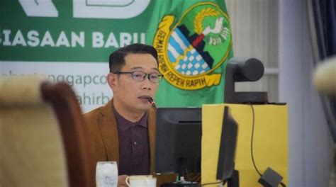 Ridwan Kamil Perpanjang Psbb Proporsional Jawa Barat Nasional