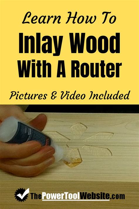 How To Inlay Wood With A Router Wood Inlay Router Inlay Woodworking