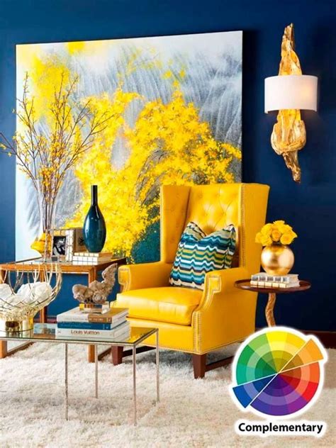 Blue And Yellow Color Scheme Unusual Countertop Materials
