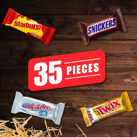 Snickers Starburst Twix And 3 Musketeers Assorted Fun Size Candy Shop