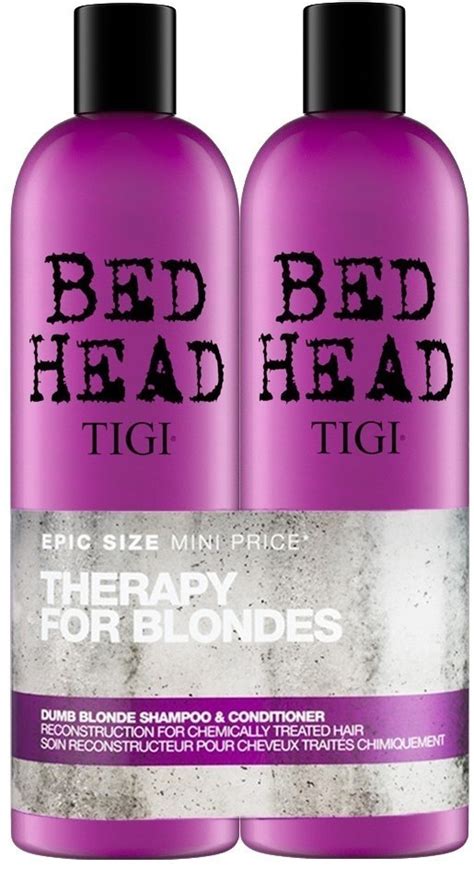 Buy Tigi Bed Head Dumb Blonde Shampoo Tween Duo From 15 95 Today