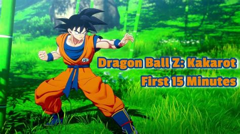 Dragon ball z kakarot permet de revivre l'histoire de dragon ball z dans le peau de kakarot / goku. Dragon Ball Z: Kakarot - First 15 Minutes | Xbox One X - YouTube