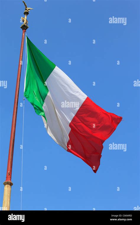 Italian Flag Stock Photo Alamy