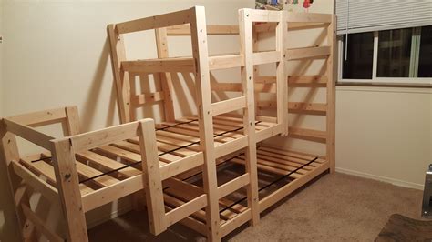 Having an extra bed(s) can never hurt. Triple bunk bed | Do It Yourself Home Projects from Ana ...
