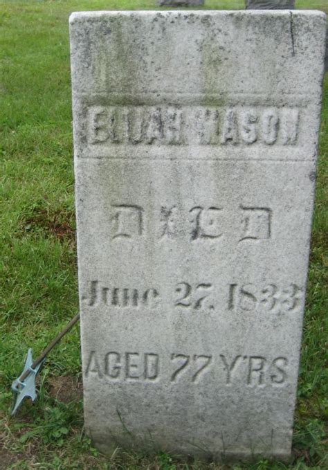 Elijah Mason 1756 1833 Find A Grave Memorial