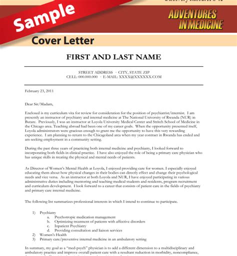 Cover letters for doctors and nurses. Physician Resume Cover Letter Samples & Templates Download