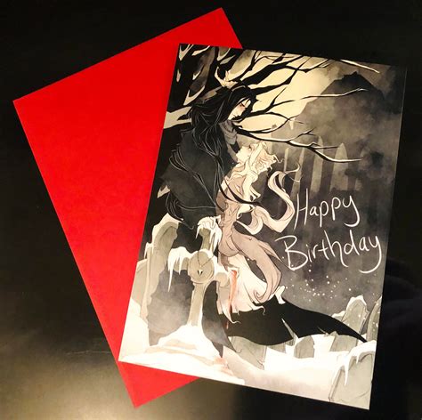 Dark Humor Birthday Card Spooky Bday Greeting Etsy