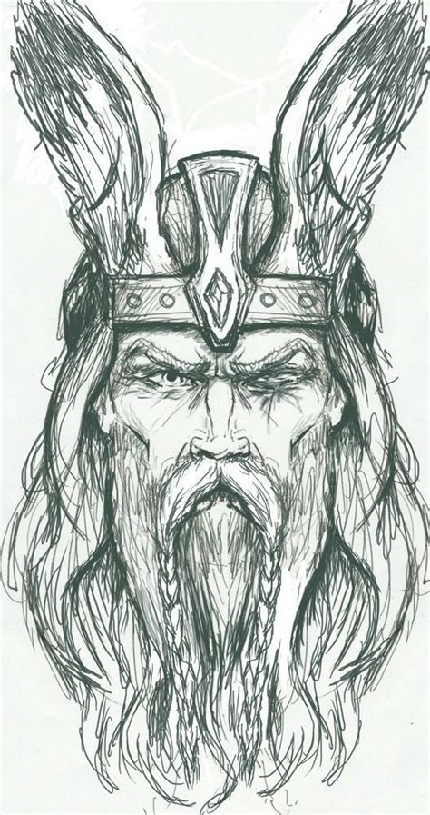 Pin by Brianna Went on Dibujos/pinturas | Viking art, Viking drawings