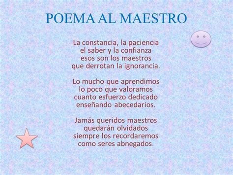 Poesia Feliz Dia Maestro Poemas Para Mi Maestra Imágenes De Feliz