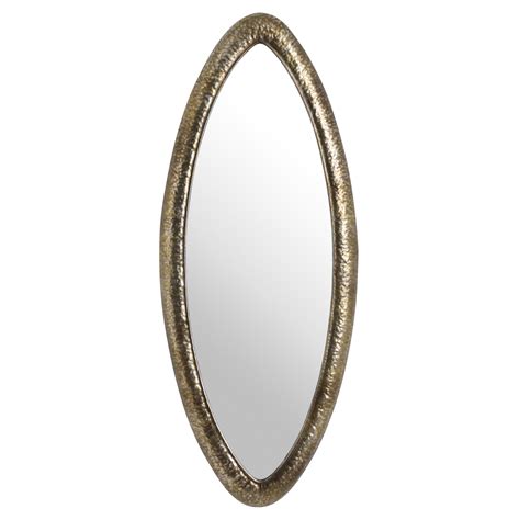 Hammered Bronze Oval Wall Mirror Wholesale By Hill Interiors