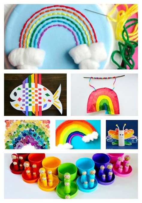 22 Rainbow Kids Crafts Arty Crafty Kids