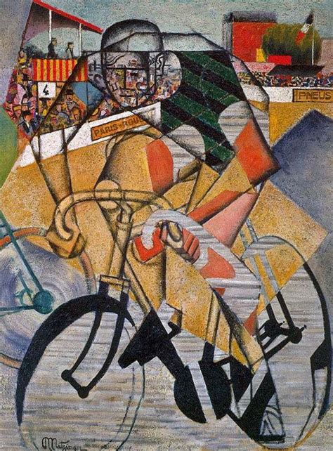 Famous Cubist Artists Ranked Bicycle Art Painting Futurism Art