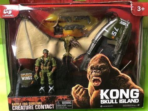 King Kong Skull Island Pterodactyl Flying Dinosaur Monster New Free