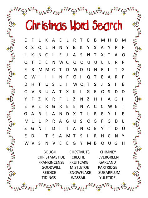 10 Best Free Printable Christmas Word Search Pdf For Free At Printablee
